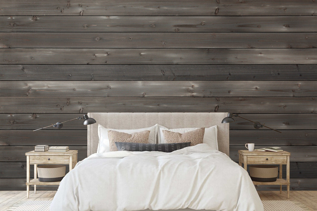 Gray Wood Shiplap Siding Boards for Interior