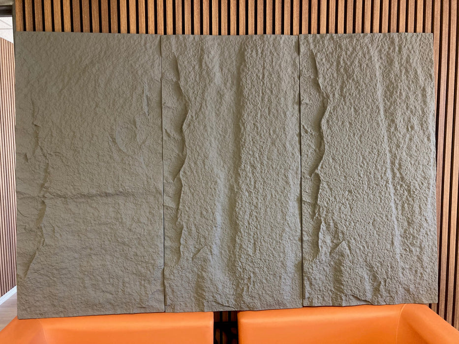Gray Ultra-Realistic PU Faux Stone Wall Panels – Lightweight, Waterproof & Easy DIY Installation for Stunning Accent Walls