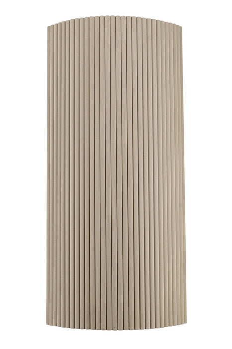 Unfinished Flexible 3D Fluted Semi-Circle Shiplap Wood Wall Panel