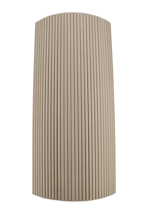 Unfinished Flexible 3D Fluted Semi-Circle Shiplap Wood Wall Panel