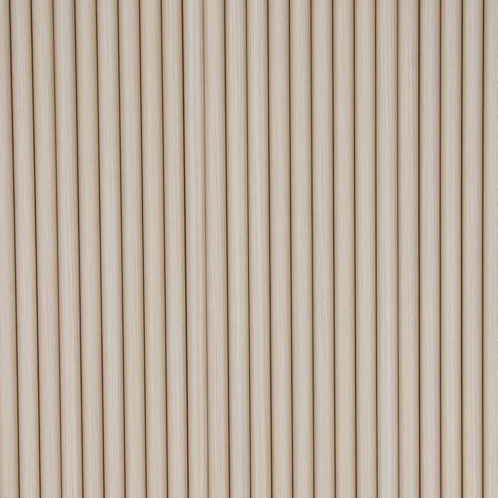 Light Cold Oak Flexible 3D Fluted Semi-Circle Shiplap Wood Wall Panel