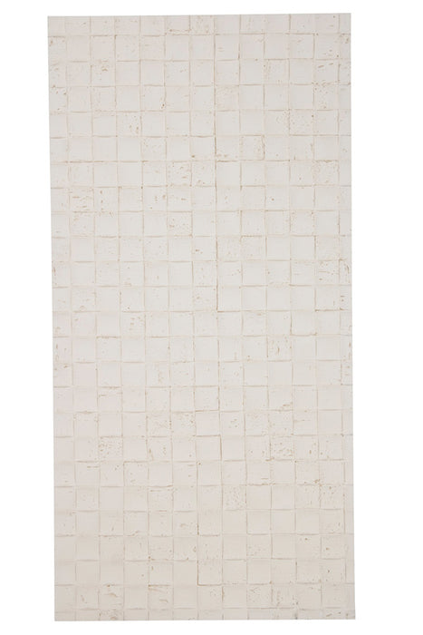 Beige 3D Mosaic Stone Wall Panels – Lightweight Travertine Tiles for Interior & Exterior Walls