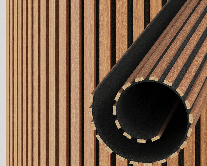 Warm Light Maple Flexible Acoustic Wall Panels | 94" Long & 104" Long
