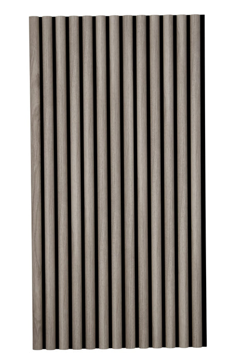 White Oak Half-Round Wood Column Acoustic Sound Panel for Walls