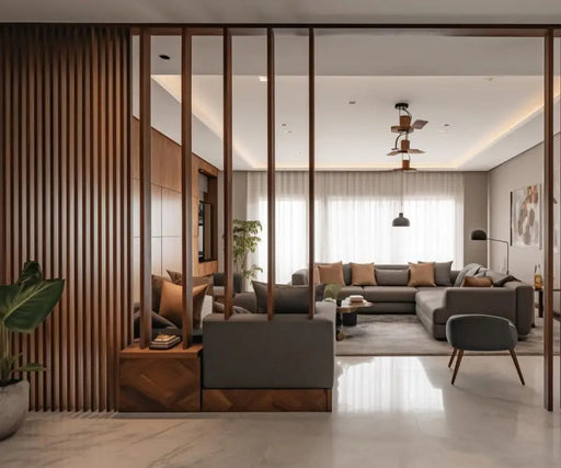 Cherry Wall Partition Wood Room Dividers