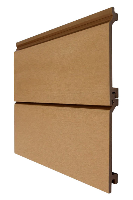 Driftwood Teak Exterior Shiplap Siding Boards, Outdoor Wall Panel Cladding