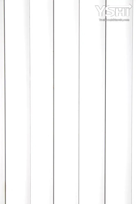 White Flexible 3D Fluted Semi-Circle Shiplap Wood Wall Panel