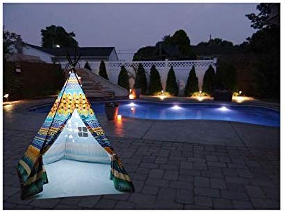 XL Kids Indian Teepee Play Tent, Children Playhouse for Indoor Outdoors