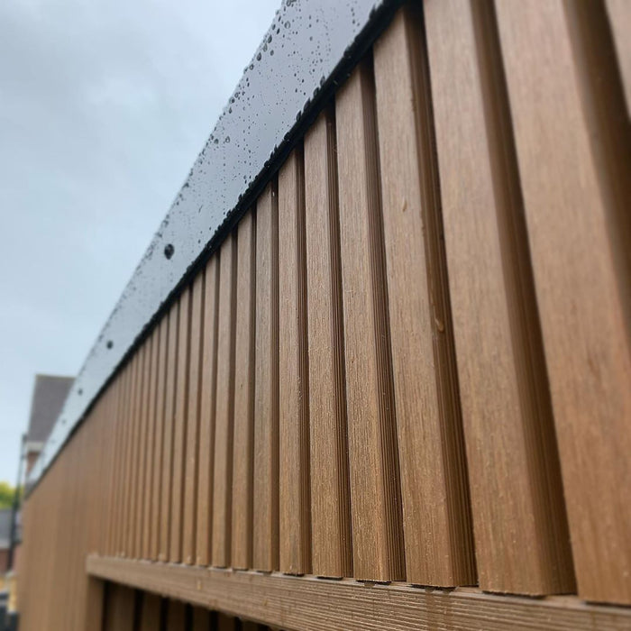Slat Exterior Wall Paneling Cladding Sample
