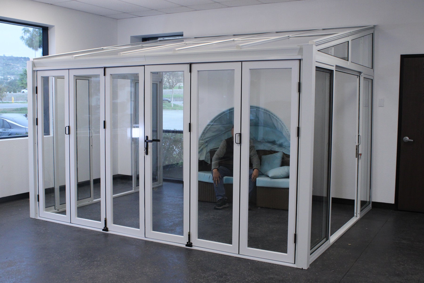 We Installed a Sunroom at our San Diego Show Room