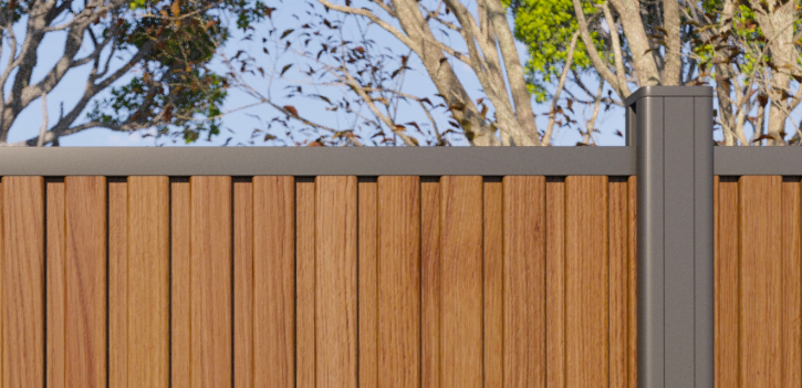 Heavy-Duty Slat Composite Fence Panels