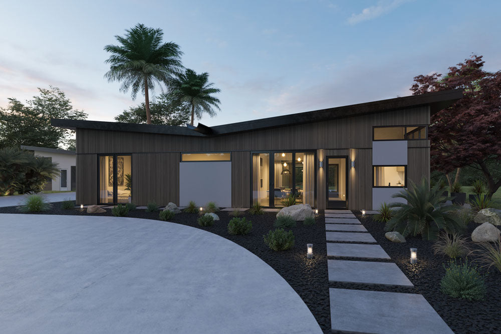 Gray Oak Exterior Slat Siding Outdoor Wall Cladding Panels 5 Strip: 1" Wide Slats