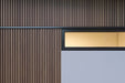 Maple 5 Grid Composite Siding Slat Panels for Exterior Outdoor Walls