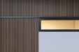 Teak A1 5 Grid Composite Siding Slat Panels for Exterior Outdoor Walls