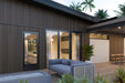 Teak A1 5 Grid Composite Siding Slat Panels for Exterior Outdoor Walls