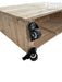 40X36X12In Mobile Wood Planter With Lockable Wheels - Versatile Indoor/Outdoor Rolling Box For Home