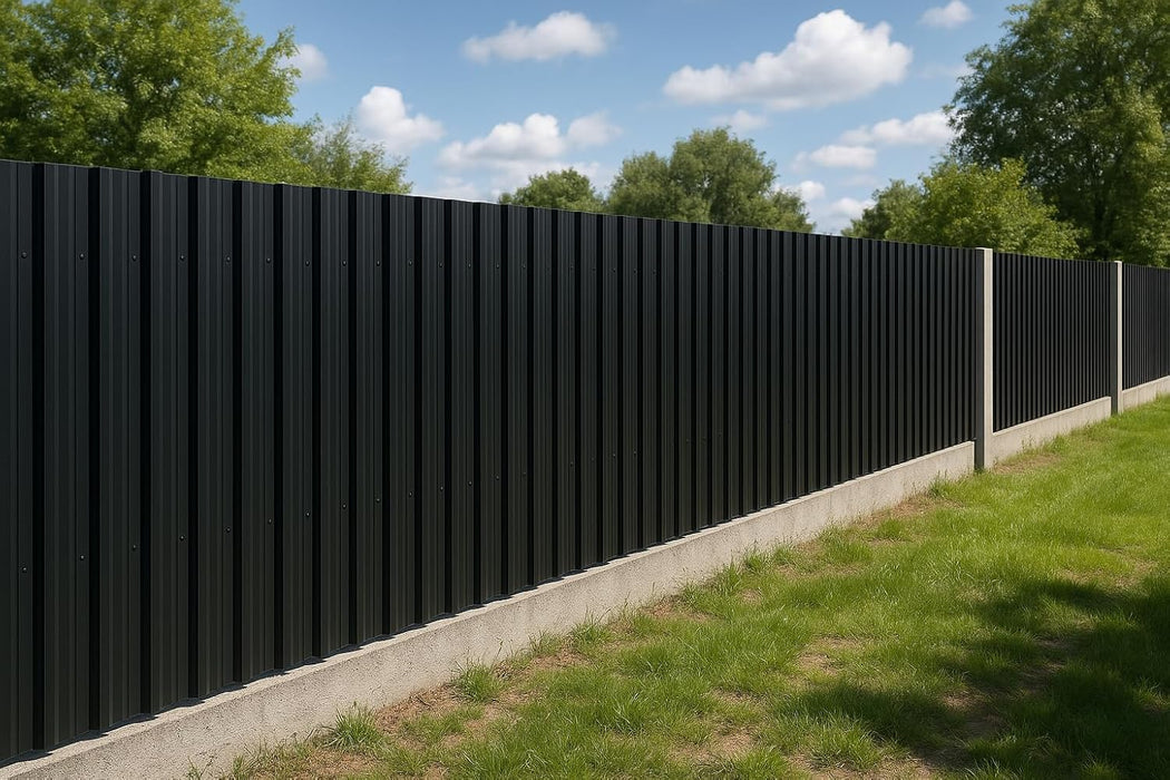 Black Metal Roofing Panels – Standing Seam Steel Roof