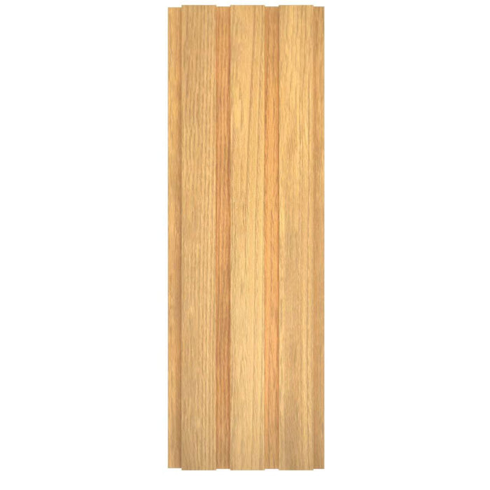Light Oak Slat Wood Wall Panels 3 Grid - 94.5" Long x 5" Wide