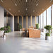 American Oak Acoustic Drop Ceiling Baffles, Sound Dampening & Echo Reduction