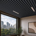 Black Acoustic Drop Ceiling Baffles, Sound Dampening & Echo Reduction