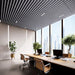 White Acoustic Drop Ceiling Baffles, Sound Dampening & Echo Reduction