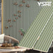Light Green Acoustic Acoustic Slat Wood Wall Panels 94 X 12
