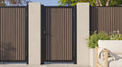 Expresso Walnut Heavy-Duty Composite Privacy Gate Kit – Keypad Lock Included | Single, Double & DIY Swing Fence Gate