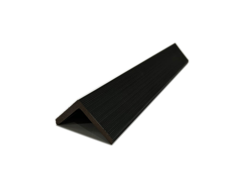 Ebony 90° Corner Trim for Enhanced Grain Composite Siding – Right Angle Exterior Finishing Piece