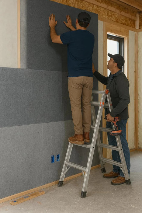 Black Acoustic Soundproof Panels 