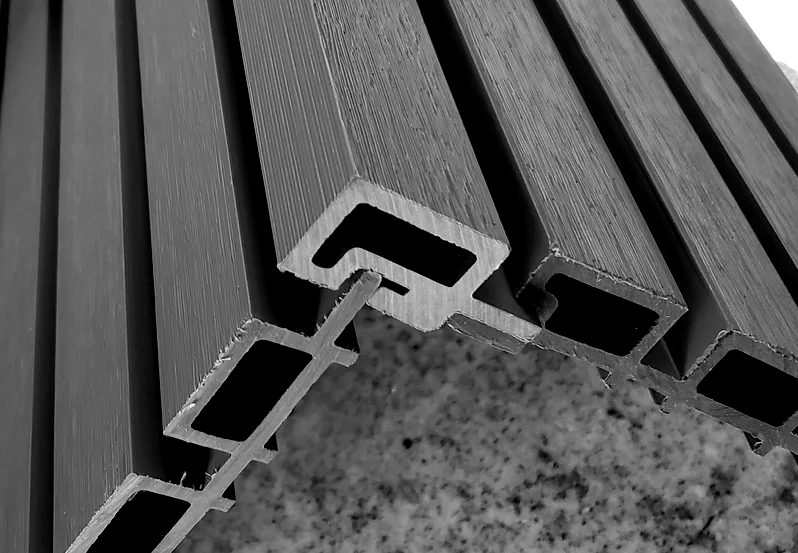 Black Outdoor Cladding Panels Corner Piece