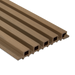 Maple 5 Grid Composite Siding Slat Panels for Exterior Outdoor Walls