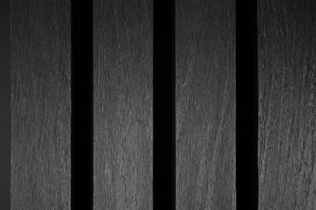 Charcoal Composite Siding Panel Close up