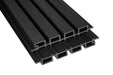 Charcoal Composite Siding Panel side close up