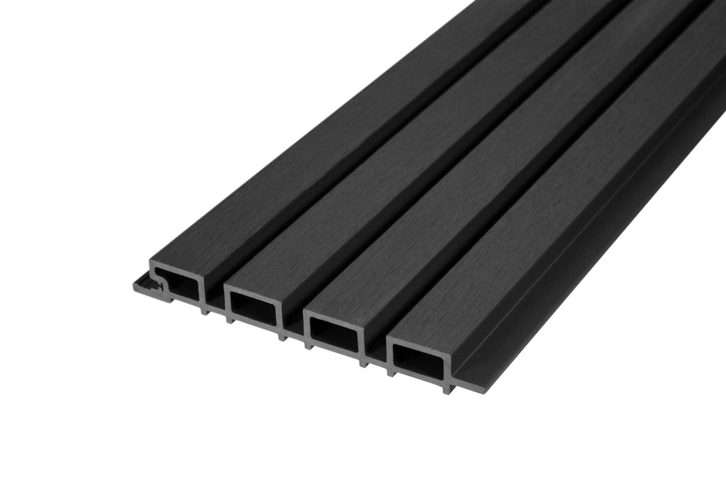 Charcoal Composite Slat Wall Panels