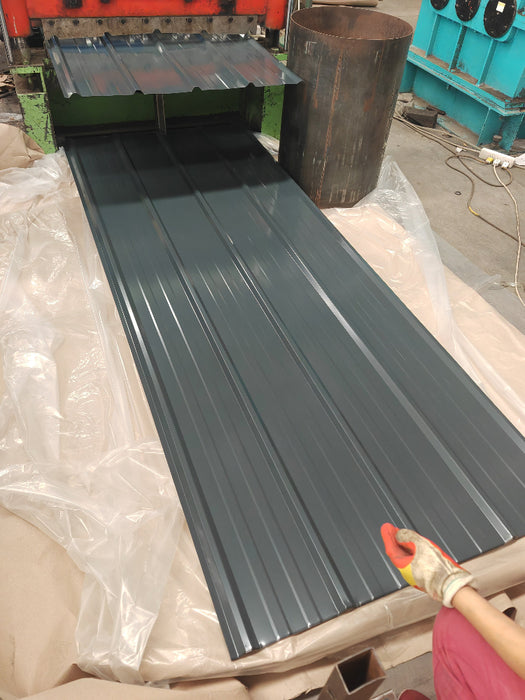 Charcoal Gray Metal Roofing Panels – Standing Seam Steel Roof