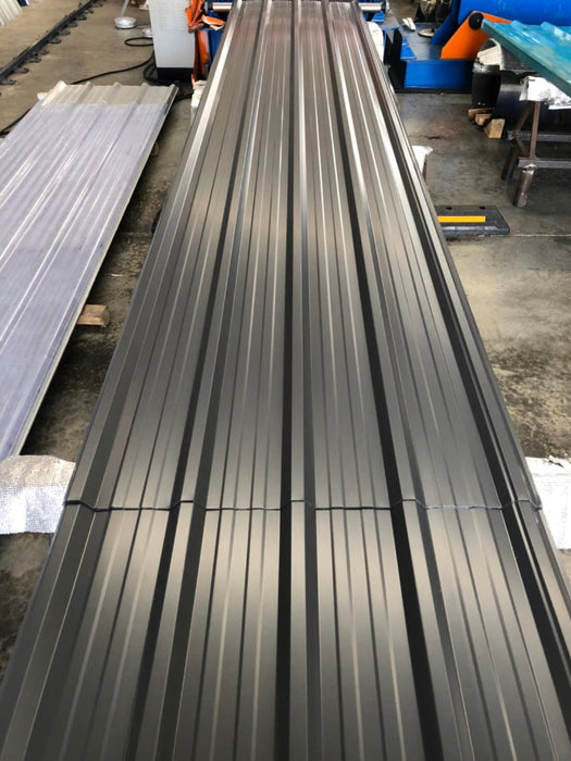 Charcoal Gray Metal Roofing Panels – Standing Seam Steel Roof