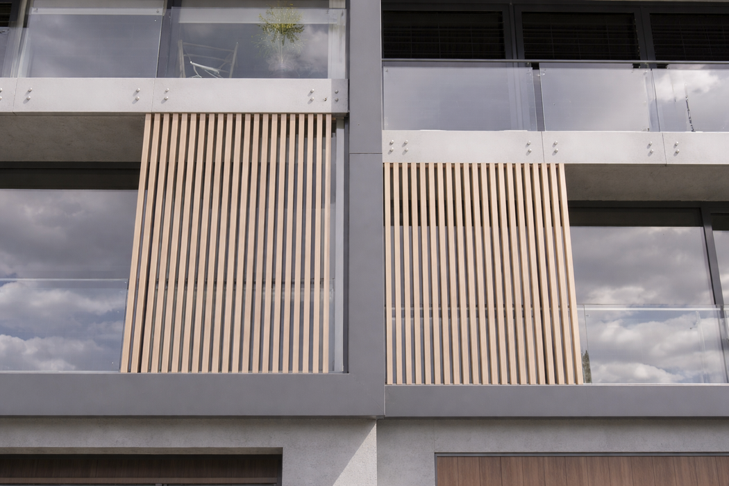 Maple Composite Wood Slat Privacy Dividers & Wall Accents