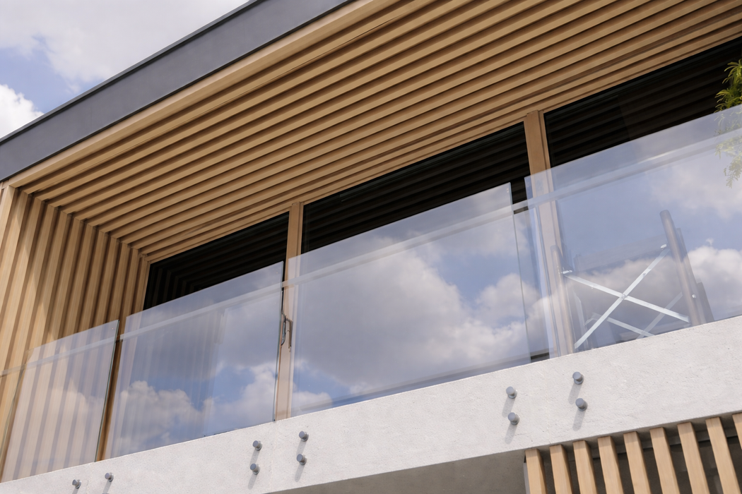 Maple Composite Wood Slat Privacy Dividers & Wall Accents