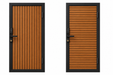 Teak Heavy-Duty Composite Privacy Gate Kit – Keypad Lock Included | Single, Double & DIY Swing Fence Gate
