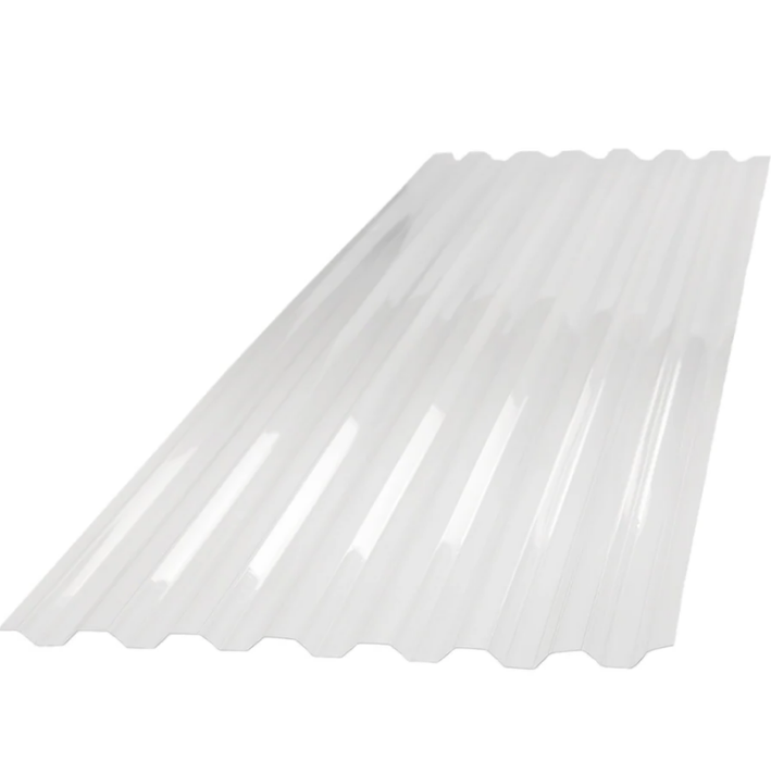 Clear Polycarbonate Corrugated Trapezoid Roof Panels