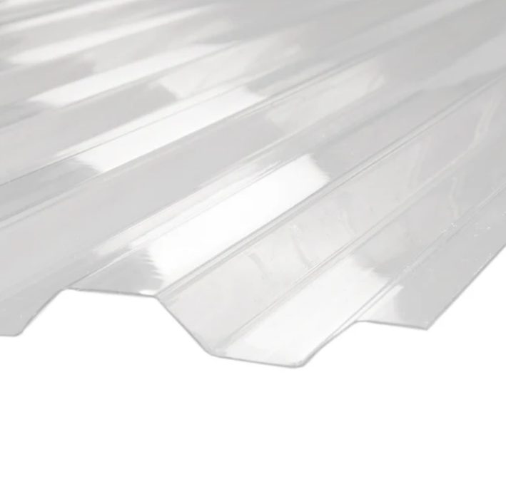 Clear Polycarbonate Corrugated Trapezoid Roof Panels