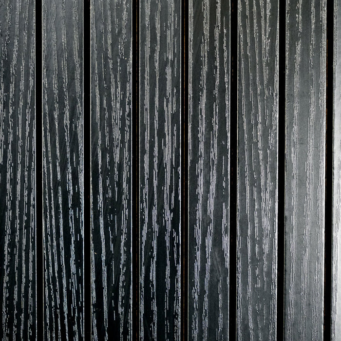 Black Trapezoid Wood Panels -- Flexible 3/4" Fluted Beads for Interior Walls