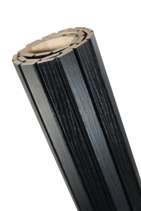 Black Trapezoid Wood Panels -- Flexible 3/4" Fluted Beads for Interior Walls