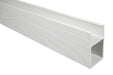 White Textured - Suspended Slatted Wood Drop Ceiling System