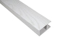 White Textured - Suspended Slatted Wood Drop Ceiling System