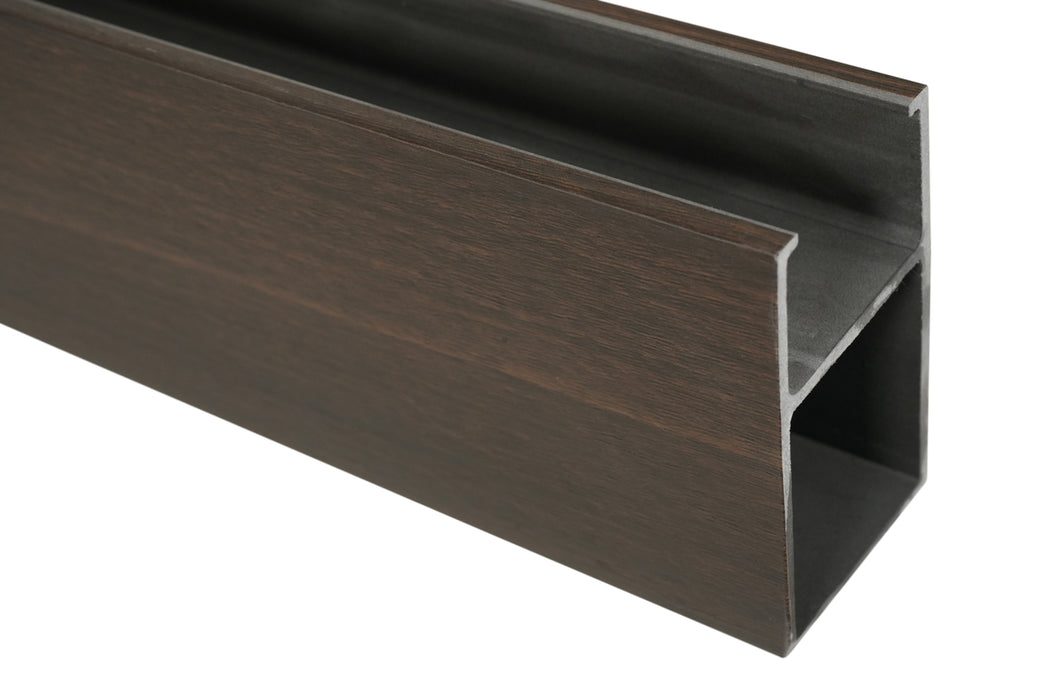 Dark Brown - Suspended Slatted Wood Ceiling System