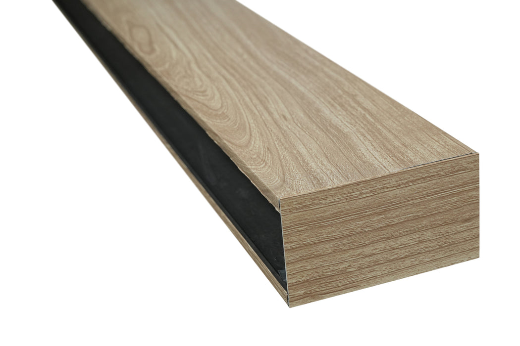 Light Walnut Acoustic Drop Ceiling Baffles, Sound Dampening &amp; Echo Reduction