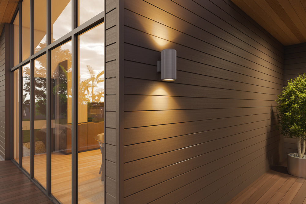 Rose Walnut IPE Exterior Wall Panels | Modern Outdoor Wood Slat Siding & Cladding