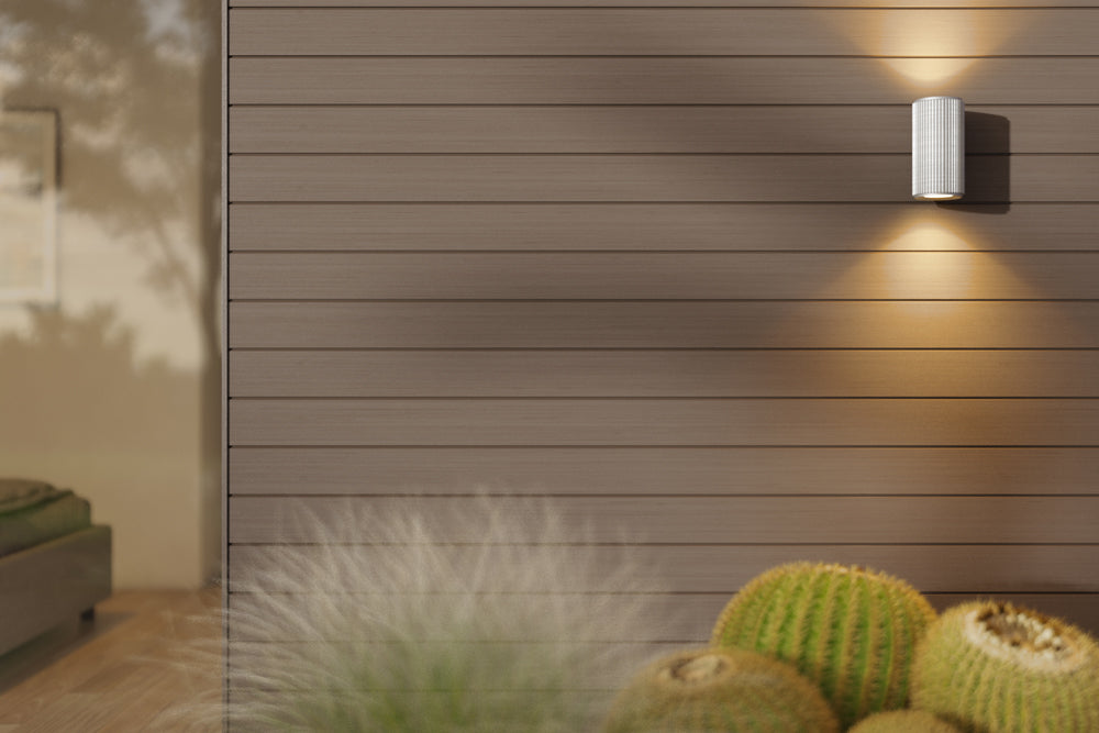 Rose Walnut IPE Exterior Wall Panels | Modern Outdoor Wood Slat Siding & Cladding