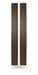 Dark Coffee & Black Gap Composite Siding Slat Panels for Exterior Outdoor Walls